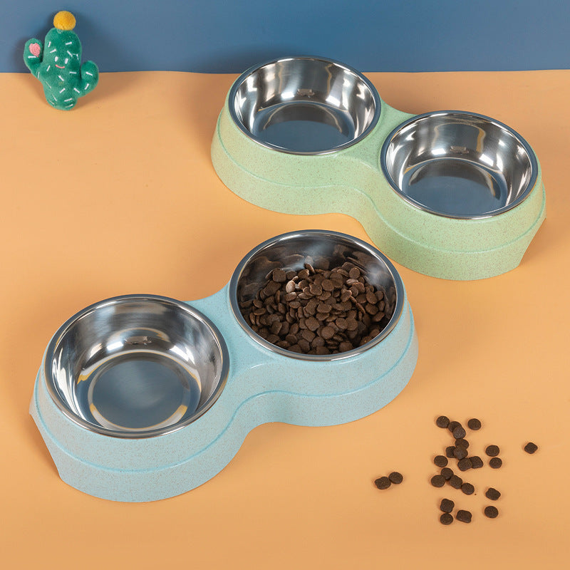 Double Pet Bowls Dog Food