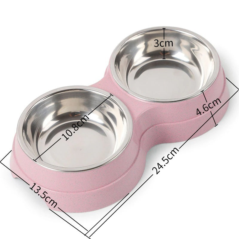 Double Pet Bowls Dog Food